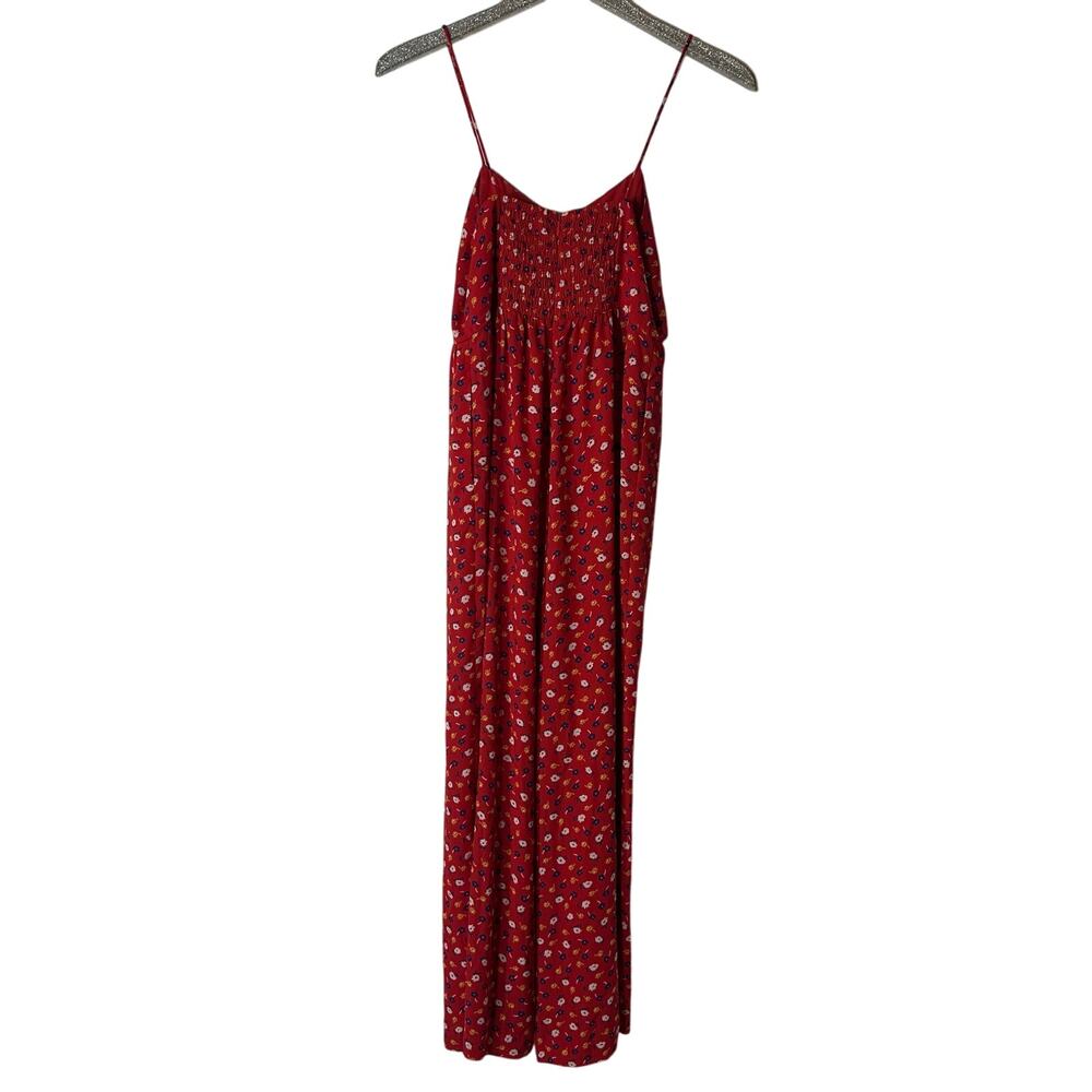 Madewell Ruched Wide-Leg Jumpsuit in Prairie Posies - Picture 3 of 7
